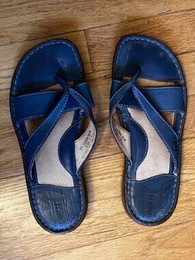 Born Blue Thong Sandals
